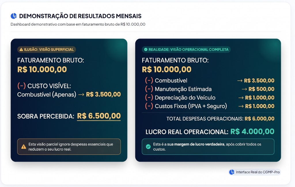 Demonstração de Resultados Mensais CGMPro